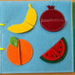 Match Colours, Pattern, Shapes, Learn healthy foods