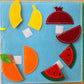 Match Colours, Pattern, Shapes, Learn healthy foods